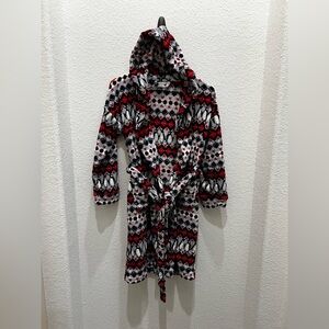 Vera Bradley Kids Robe with Penguin Pattern - Red, Black, White